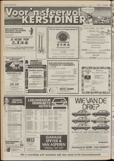 De Gecombineerde Gelderland, 11 december 1987