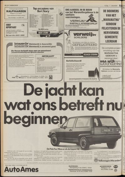 De Gecombineerde Gelderland, 11 december 1987