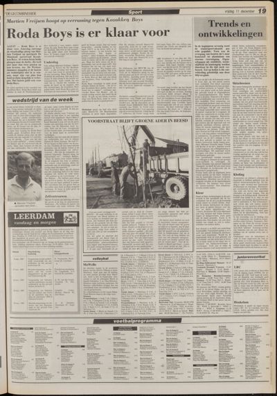 De Gecombineerde Gelderland, 11 december 1987