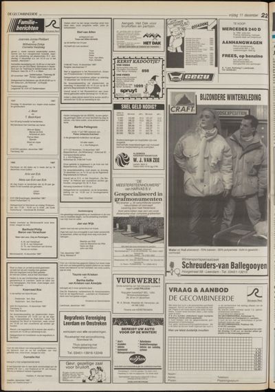 De Gecombineerde Gelderland, 11 december 1987