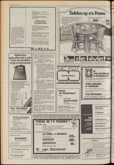 De Gecombineerde Midden Nederland, 1 april 1980