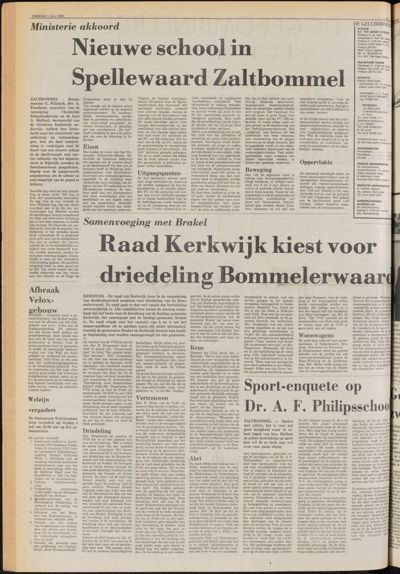 De Gecombineerde Midden Nederland, 1 juli 1980