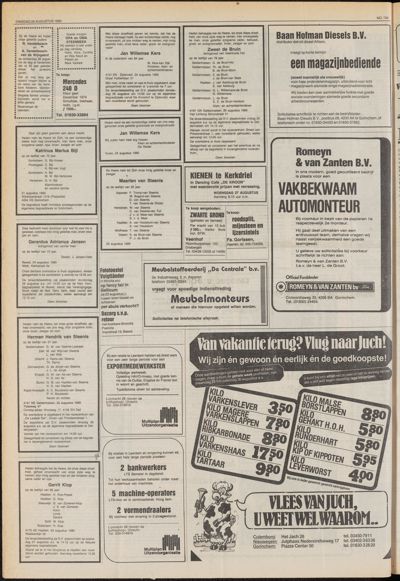 De Gecombineerde Midden Nederland, 26 augustus 1980
