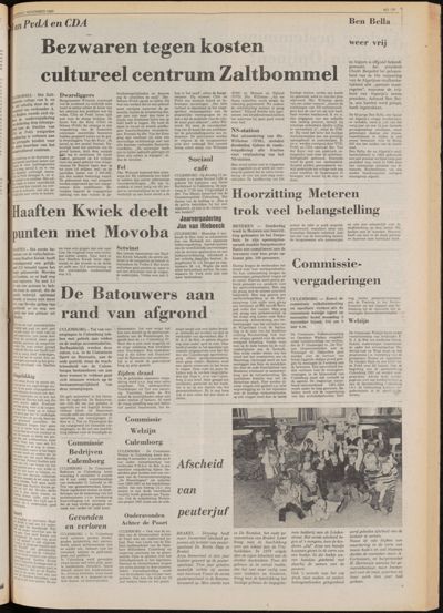 De Gecombineerde Midden Nederland, 1 november 1980