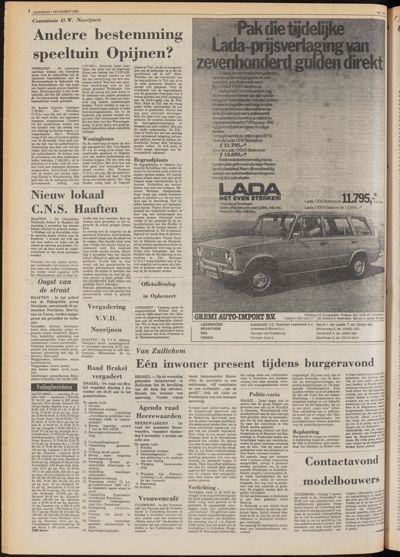 De Gecombineerde Midden Nederland, 1 november 1980