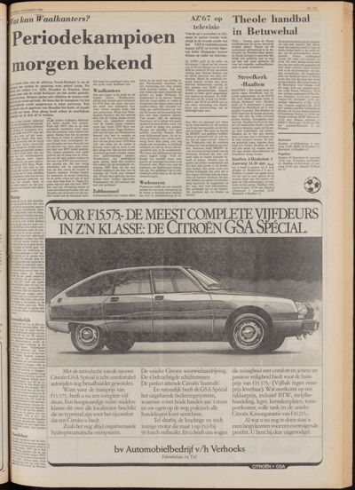 De Gecombineerde Midden Nederland, 1 november 1980