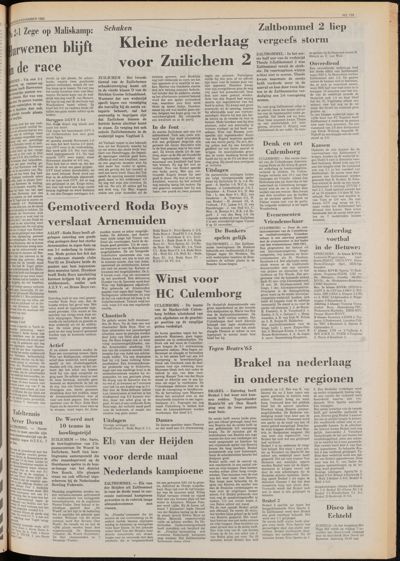 De Gecombineerde Midden Nederland, 6 november 1980