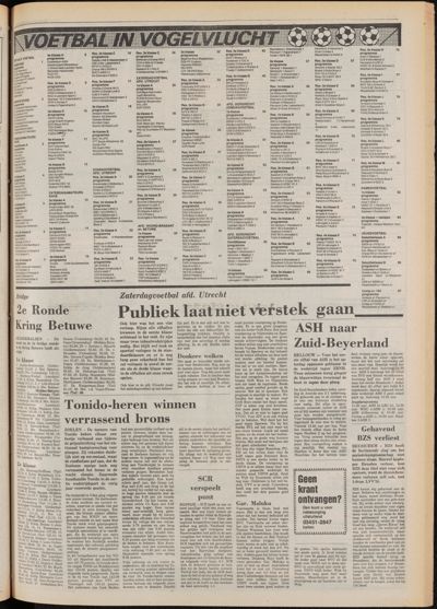 De Gecombineerde Midden Nederland, 6 november 1980