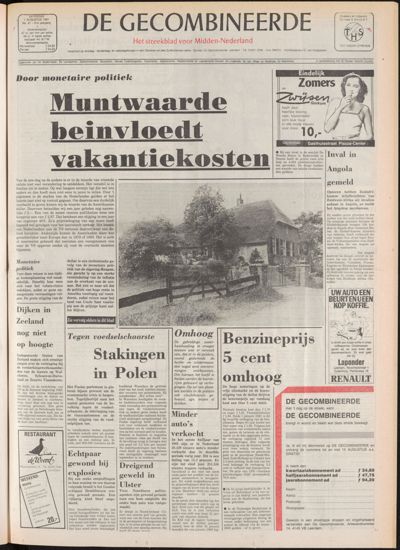 De Gecombineerde Midden Nederland, 1 augustus 1981