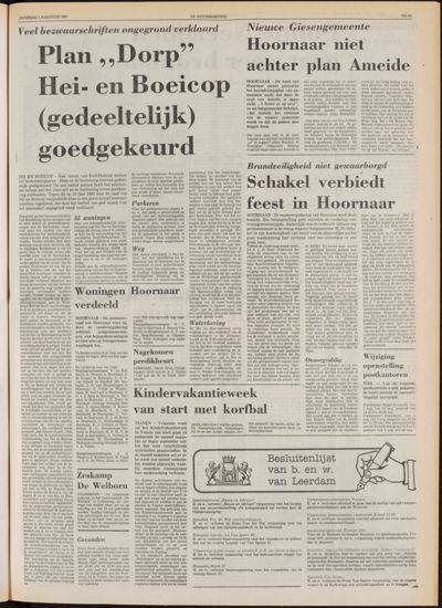 De Gecombineerde Midden Nederland, 1 augustus 1981