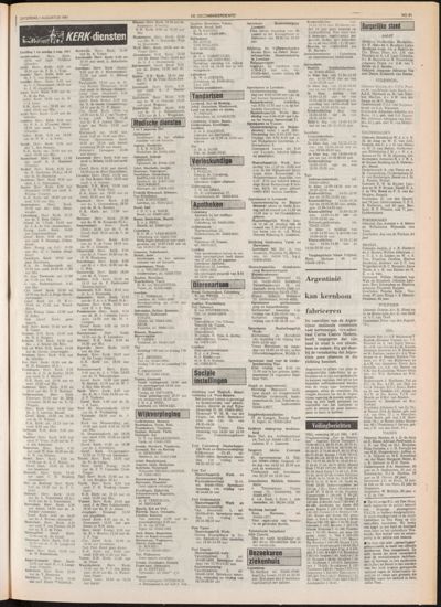 De Gecombineerde Midden Nederland, 1 augustus 1981