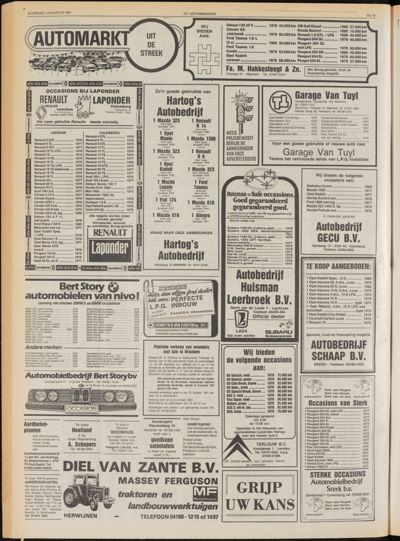 De Gecombineerde Midden Nederland, 1 augustus 1981