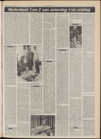 De Gecombineerde Midden Nederland, 1 augustus 1981