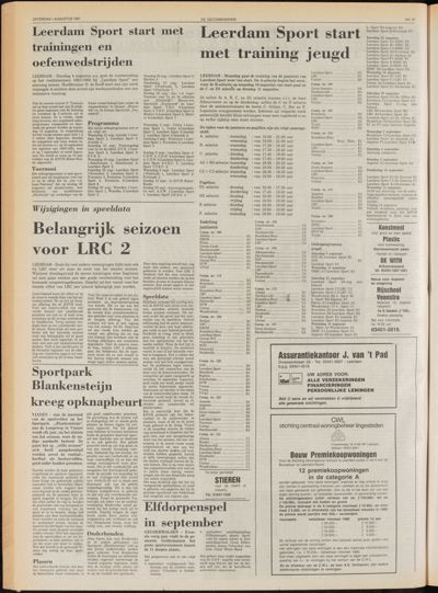 De Gecombineerde Midden Nederland, 1 augustus 1981