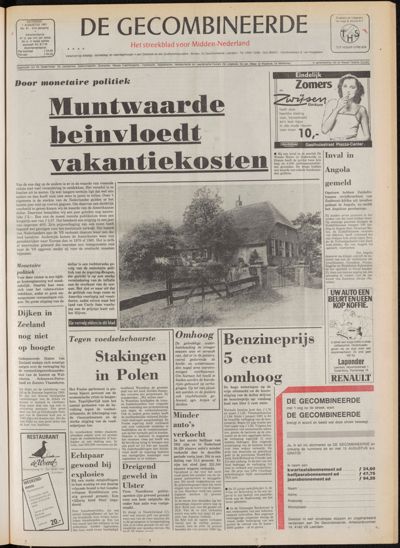 De Gecombineerde Midden Nederland, 1 augustus 1981