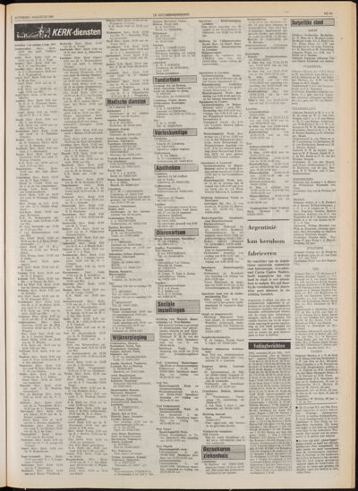 De Gecombineerde Midden Nederland, 1 augustus 1981