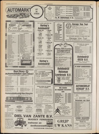 De Gecombineerde Midden Nederland, 1 augustus 1981