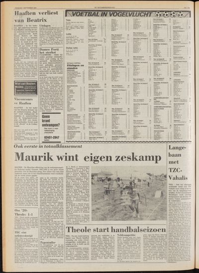 De Gecombineerde Midden Nederland, 1 september 1981