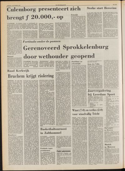 De Gecombineerde Midden Nederland, 1 september 1981