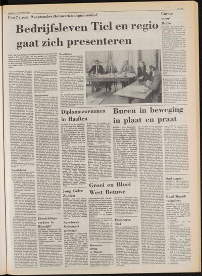 De Gecombineerde Midden Nederland, 1 september 1981