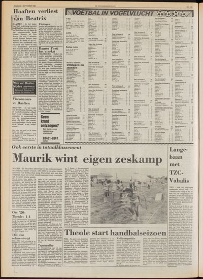 De Gecombineerde Midden Nederland, 1 september 1981