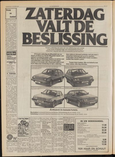 De Gecombineerde Midden Nederland, 1 oktober 1981