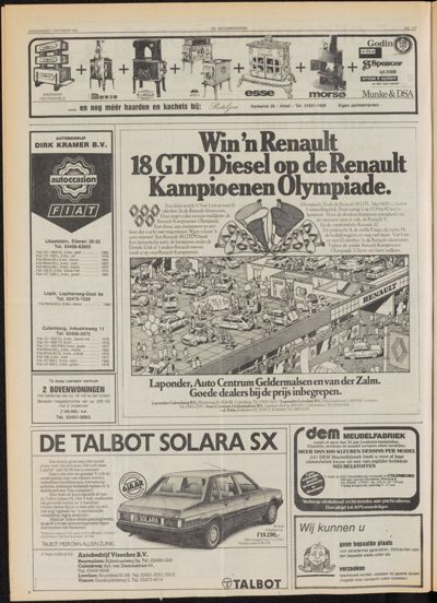 De Gecombineerde Midden Nederland, 1 oktober 1981