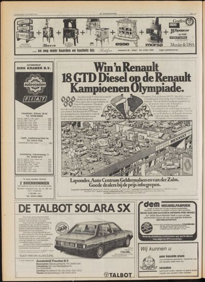 De Gecombineerde Midden Nederland, 1 oktober 1981