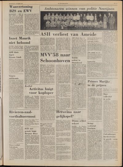 De Gecombineerde Midden Nederland, 1 oktober 1981