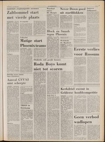 De Gecombineerde Midden Nederland, 1 oktober 1981