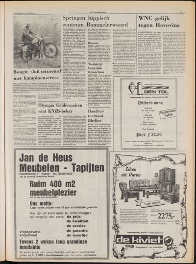 De Gecombineerde Midden Nederland, 1 oktober 1981