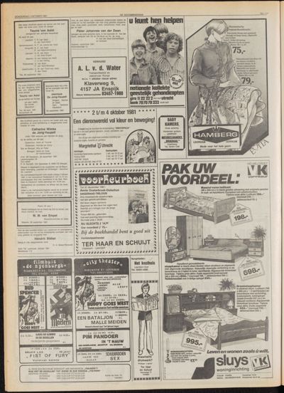 De Gecombineerde Midden Nederland, 1 oktober 1981