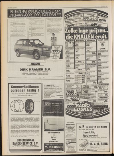 De Gecombineerde Midden Nederland, 1 oktober 1981