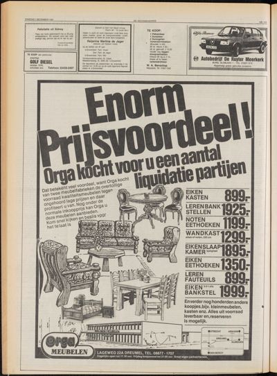 De Gecombineerde Midden Nederland, 1 december 1981