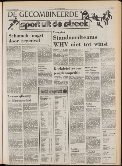 De Gecombineerde Midden Nederland, 1 december 1981