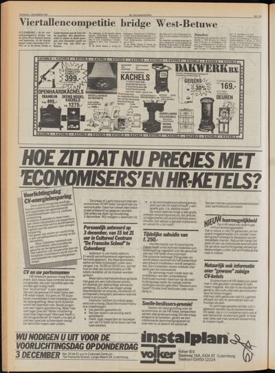 De Gecombineerde Midden Nederland, 1 december 1981