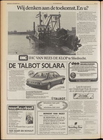 De Gecombineerde Midden Nederland, 10 december 1981