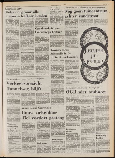 De Gecombineerde Midden Nederland, 10 december 1981