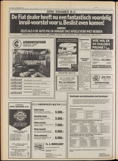 De Gecombineerde Midden Nederland, 10 december 1981