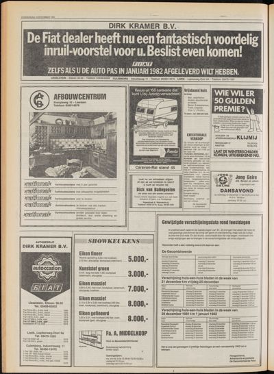 De Gecombineerde Midden Nederland, 10 december 1981