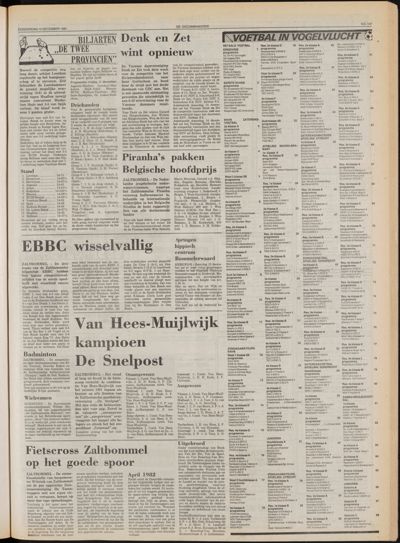 De Gecombineerde Midden Nederland, 10 december 1981
