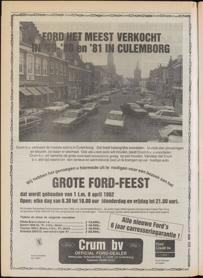 De Gecombineerde Midden Nederland, 1 april 1982