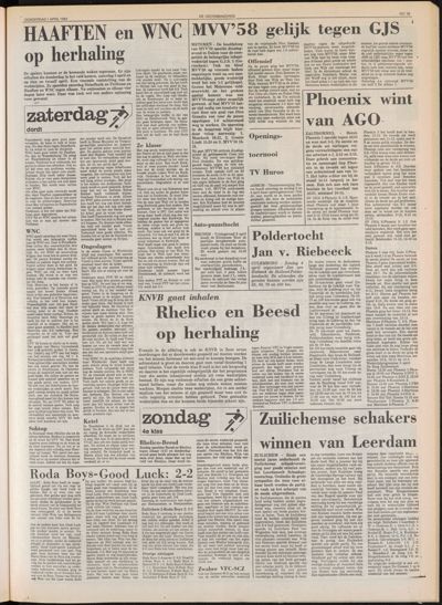 De Gecombineerde Midden Nederland, 1 april 1982