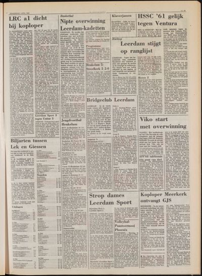 De Gecombineerde Midden Nederland, 1 april 1982