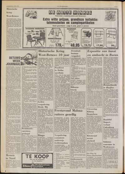 De Gecombineerde Midden Nederland, 1 april 1982