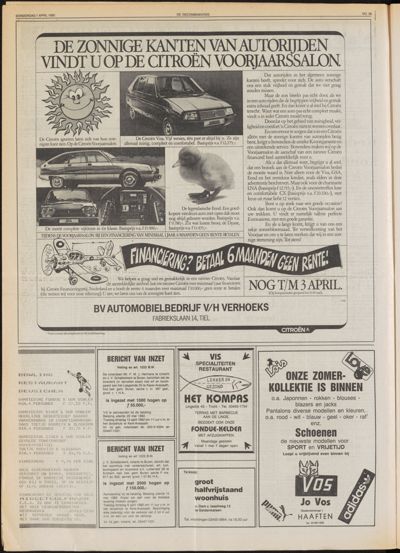 De Gecombineerde Midden Nederland, 1 april 1982