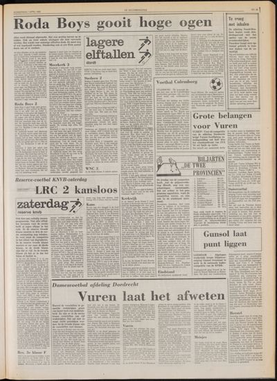 De Gecombineerde Midden Nederland, 1 april 1982