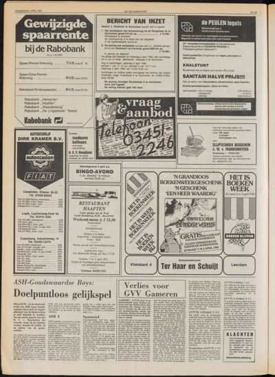 De Gecombineerde Midden Nederland, 1 april 1982