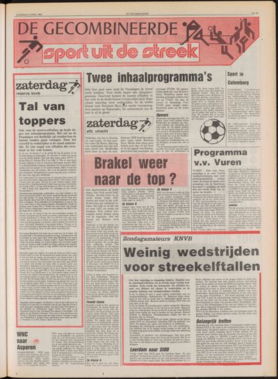 De Gecombineerde Midden Nederland, 10 april 1982