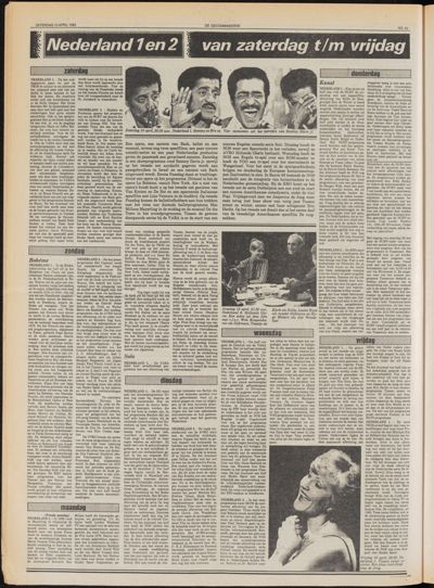 De Gecombineerde Midden Nederland, 10 april 1982